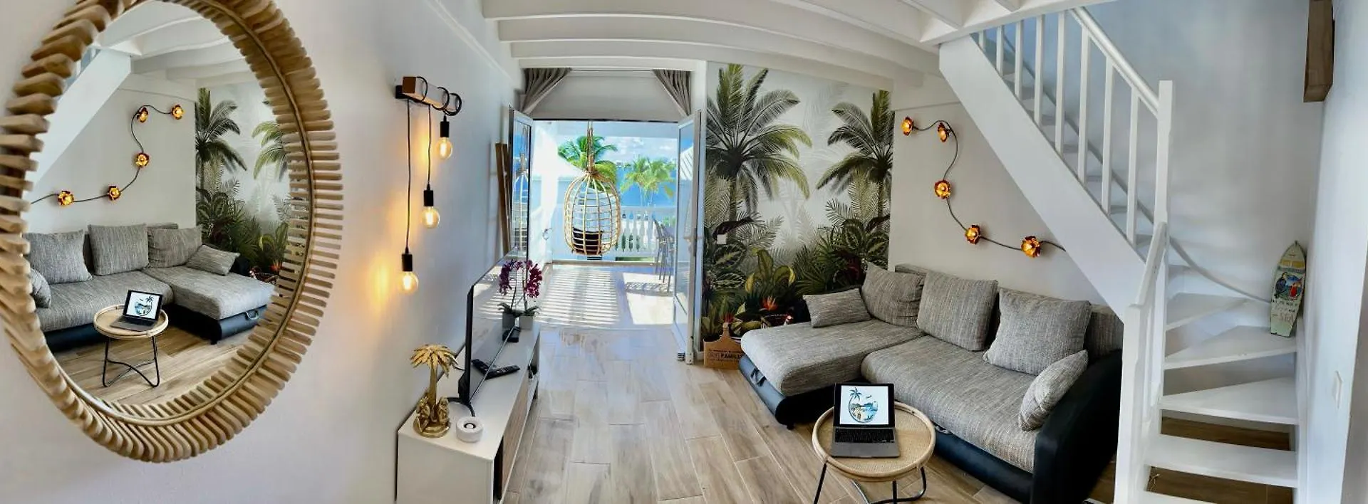 Duplex Jungle Bleue Terrasse Vue Mer Incroyable Marigot  Appartement Marigot (Saint Martin)
