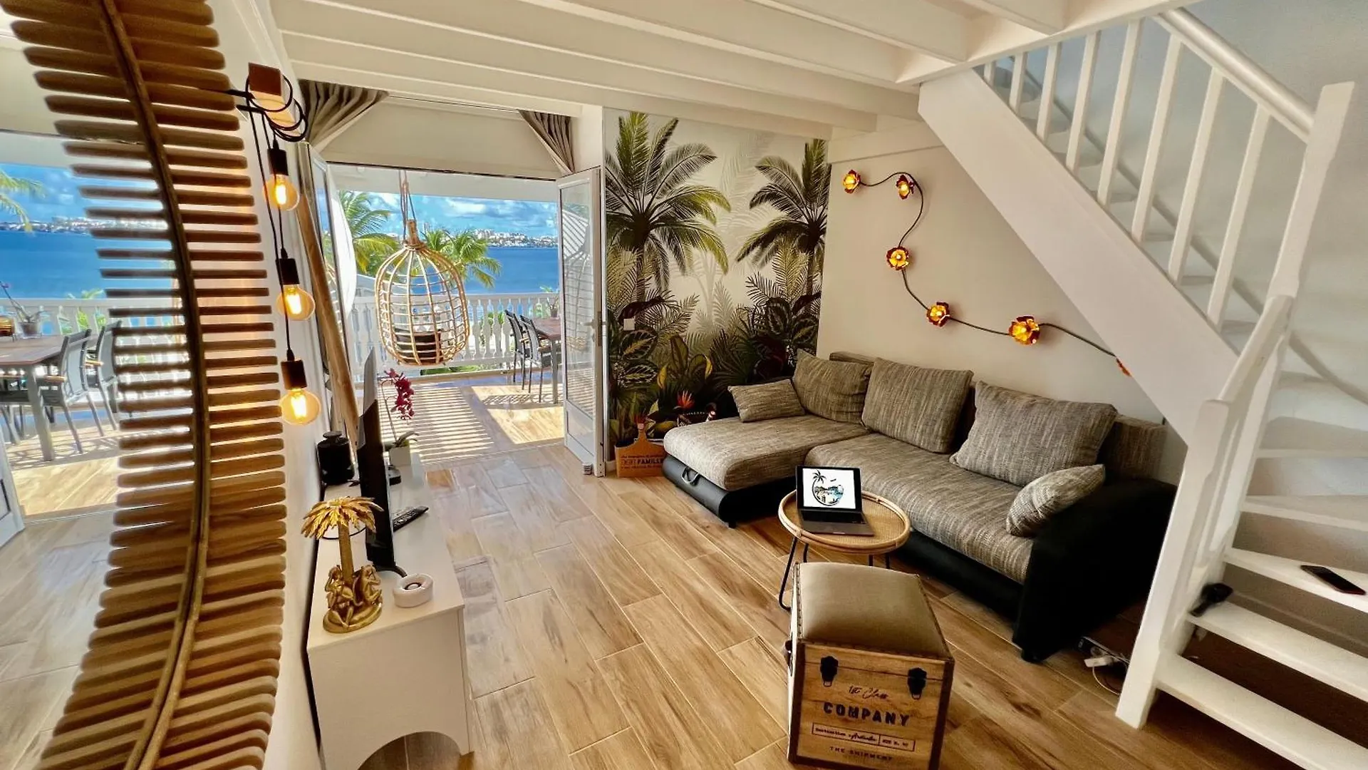 Duplex Jungle Bleue Terrasse Vue Mer Incroyable Marigot
